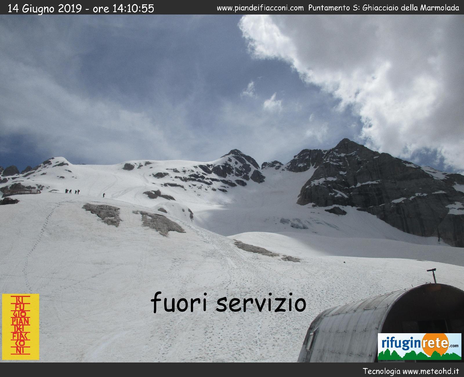 Marmolada dal rifugio Pian dei Fiacconi